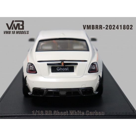 VMB 1/18 Rolls-Royce Ghost White Carbon