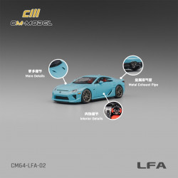 CM 1:64 Lexus LFA BabyBlue