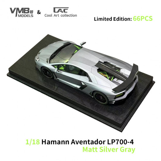 VMB 1/18 Hamann Aventador LP700-4 Matt Silver Gray