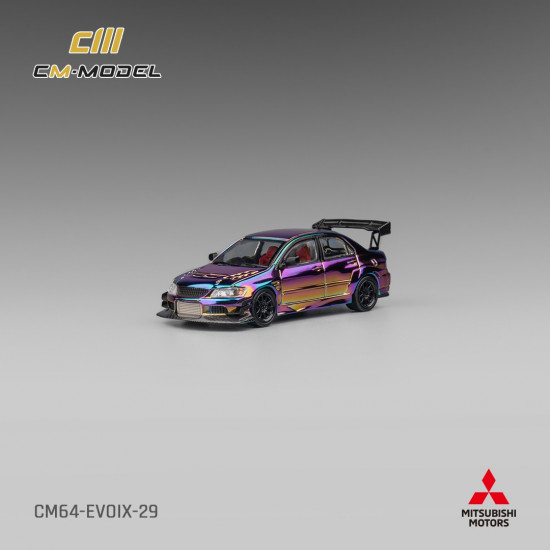 CM 1:64 Misubishi Lancer Evoix Widebody Chromecolour