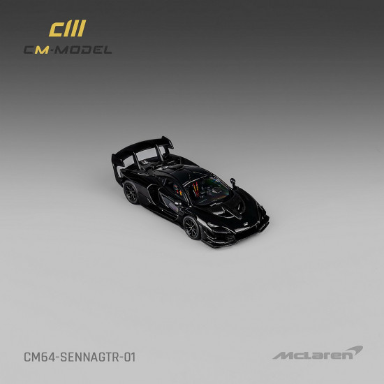 CM 1/64 Mclaren SennaGTR Black 