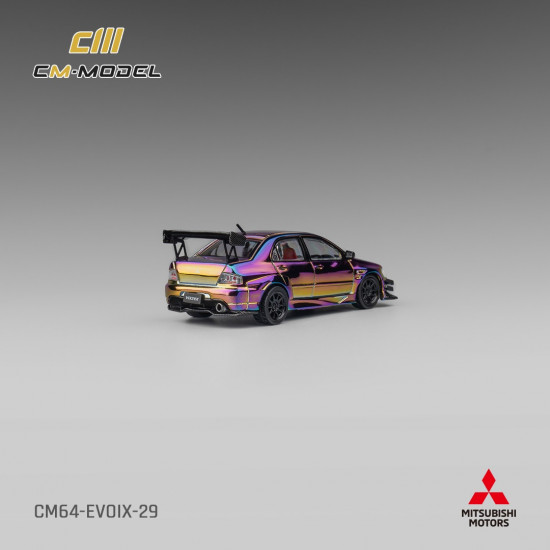 CM 1:64 Misubishi Lancer Evoix Widebody Chromecolour