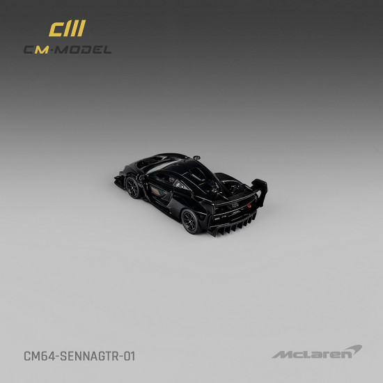 CM 1/64 Mclaren SennaGTR Black 