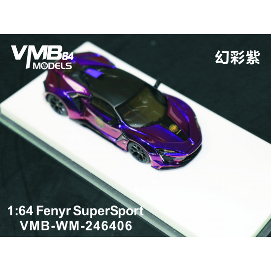 VMB 1/64 W Motors Fenyr Brilliant Purple Wolf Head Painting