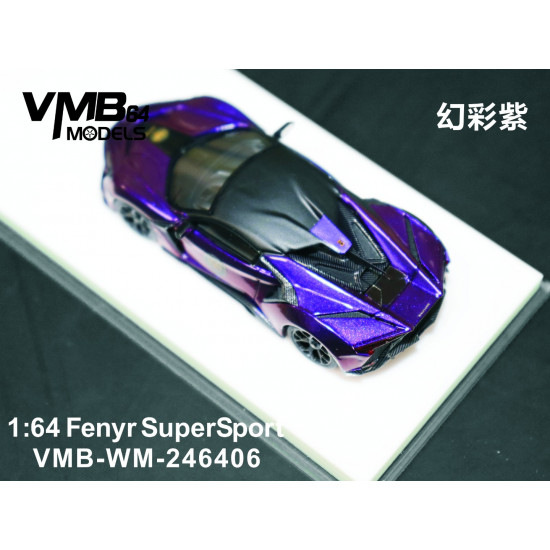 VMB 1/64 W Motors Fenyr Brilliant Purple Wolf Head Painting