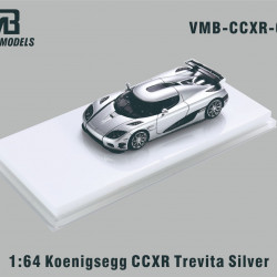 VMB 1/64 Koenigsegg CCXR Trevita Silver