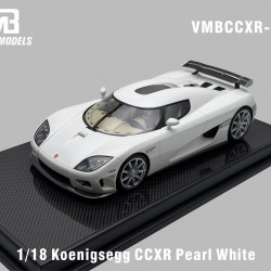 VMB 1/18 Koenigsegg CCXR Pearl White