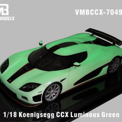 【Customized version】VMB 1/18 Koenigsegg CCX Luminous Green