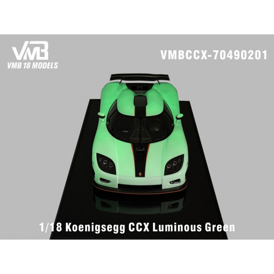 【Customized version】VMB 1/18 Koenigsegg CCX Luminous Green