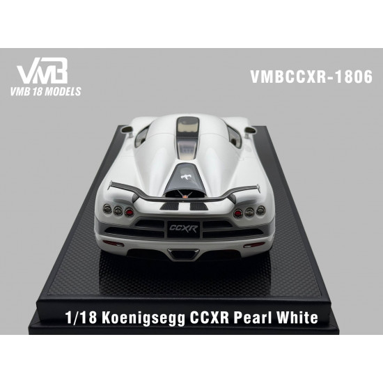 VMB 1/18 Koenigsegg CCXR Pearl White