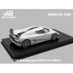 VMB 1/18 Koenigsegg CCXR Pearl White