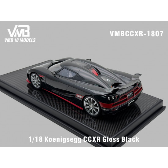 VMB 1/18 Koenigsegg CCXR Gloss Black