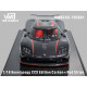 VMB 1/18 Koenigsegg CCX Edition Black Carbon Red Stripe