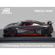 VMB 1/18 Koenigsegg CCX Edition Black Carbon Red Stripe