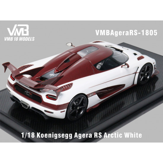 VMB 1/18 Koenigsegg Agera RS Arctic White